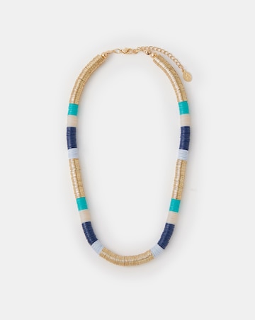 Accessorize Disc Beaded Necklace