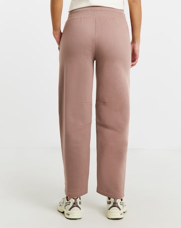 Wide Leg Jogger With Rib Panel