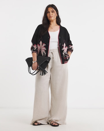Tropical Print Cardigan