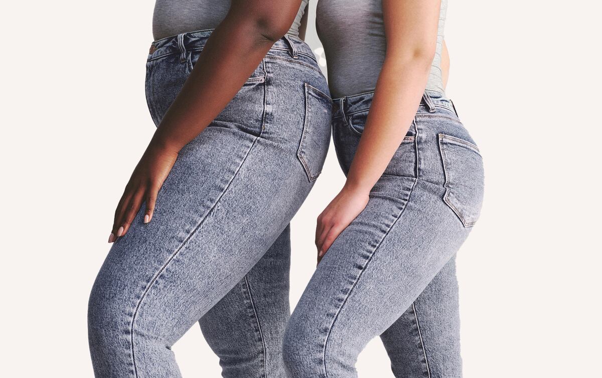 Simply Be Womens Lara Slim Mom Jeans - Mid Blue
