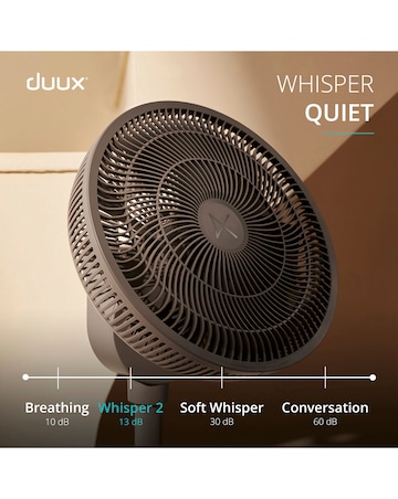 Duux Whisper 2 Grey Pedestal Fan