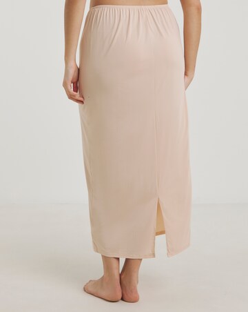 Pretty Secrets (2 Pack) Maxi Waist Slips Length 34in Black/Almond