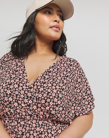Ditsy Print Supersoft Jersey Playsuit