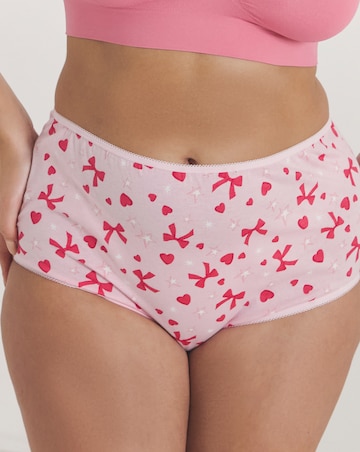 Pretty Secrets (6 Pack) Cotton Full Fit Brief Knickers