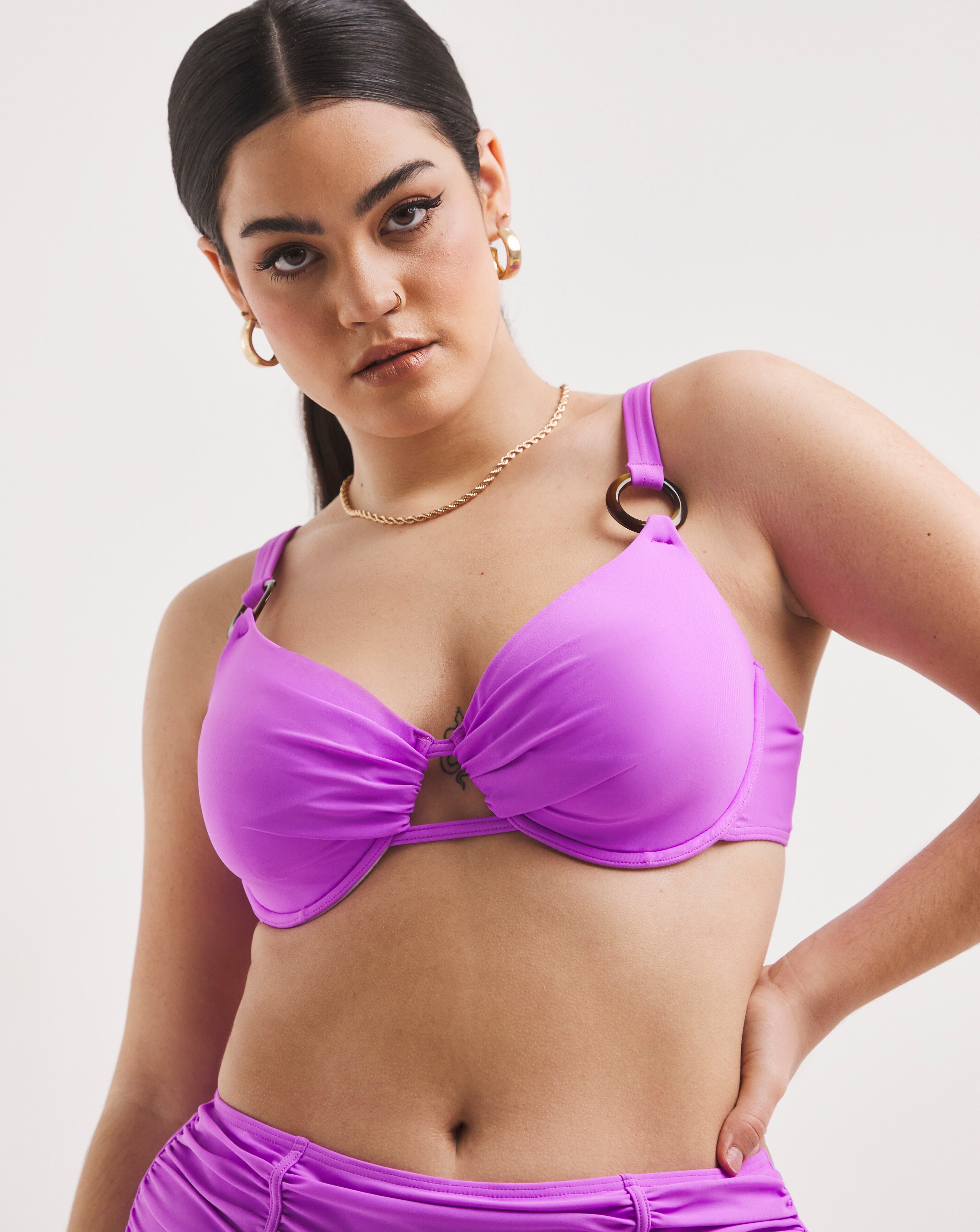 Simply Be Underwired Bikini Top Simply Be