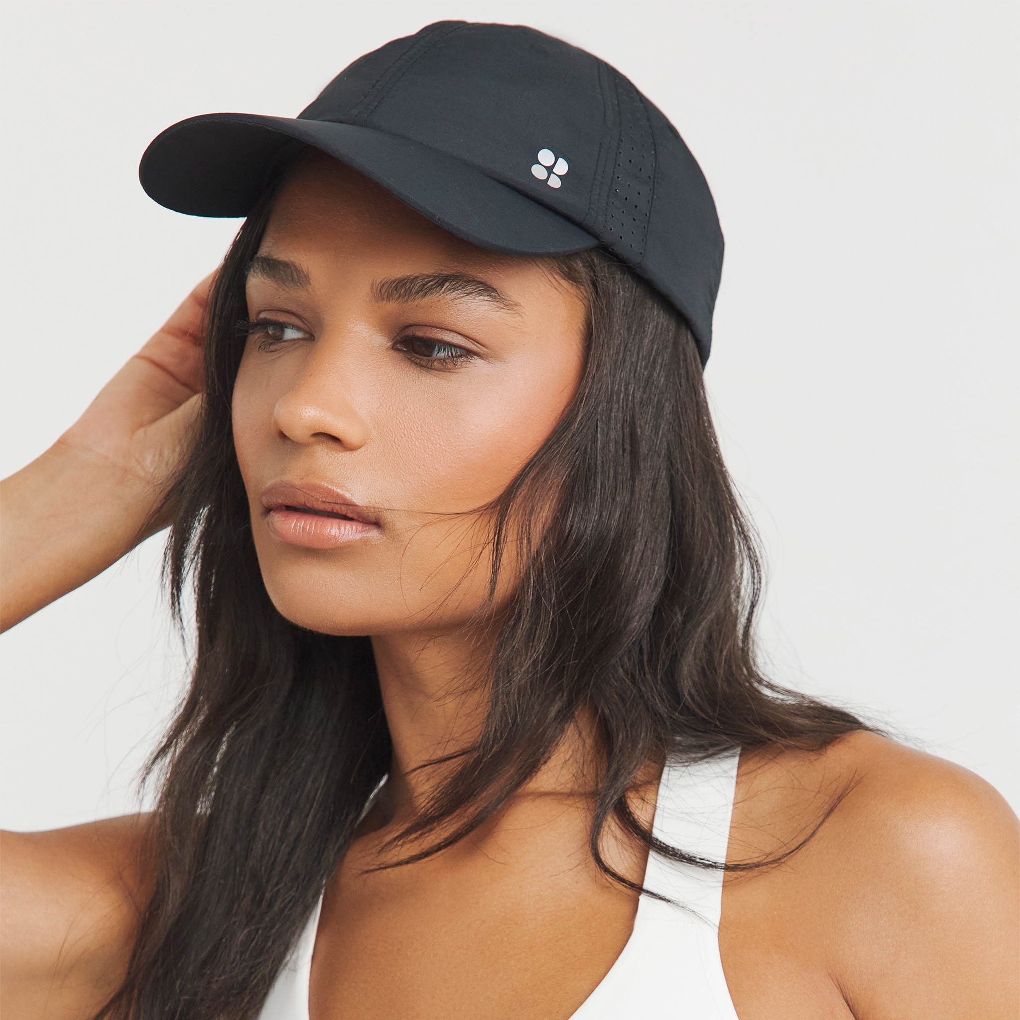 Black cap by Sweaty Betty