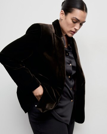 Mango Dark Brown Blazer