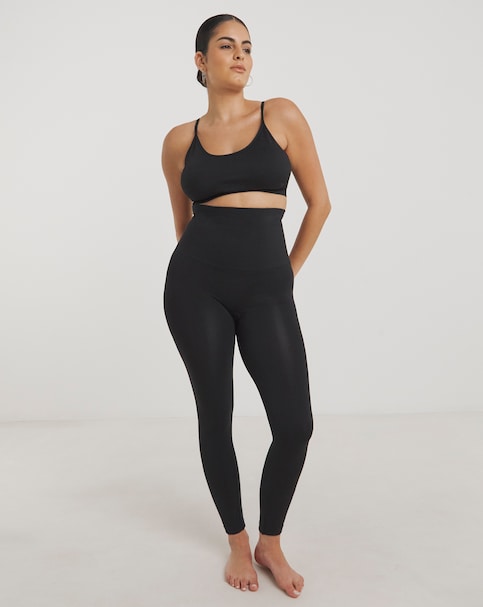 MAGISCULPT Firm Control Ankle Length High Waist Shapewear Leggings Black