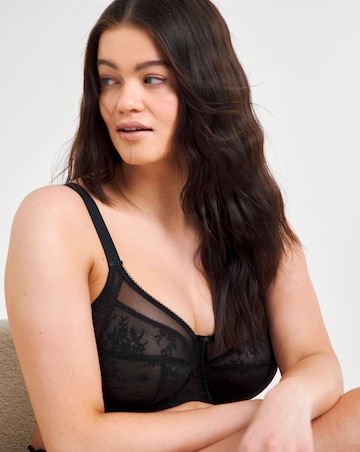 Goddess Verity Full Cup Wired Bra Black