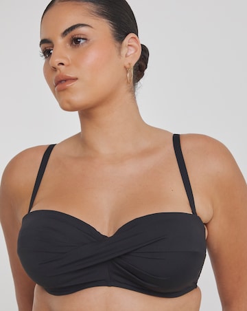 MAGISCULPT Twist Front Bandeau Underwired Bikini Top