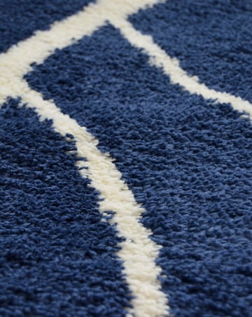 Snug Shaggy Circles Cosy Rug