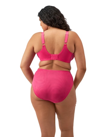 Elomi Zarla High Leg Knicker Red
