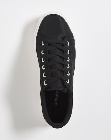 Eloise Quilted Trainers - Wide Fit (E)