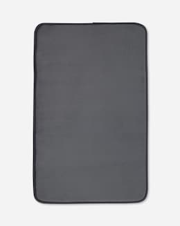 Catherine Lansfield Anti Bacterial Memory Foam Bath Mat - Charcoal