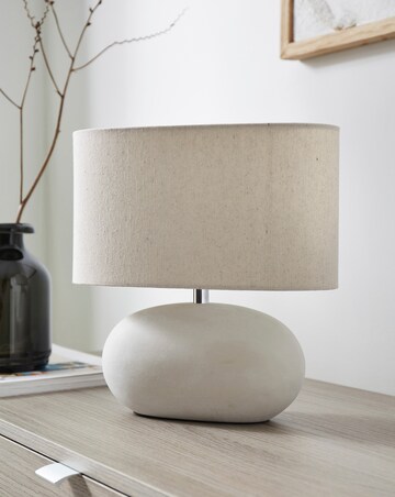 Grey Ceramic Table Lamp