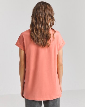 Pale Blush Boyfriend Oversized T-Shirt