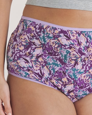 Pretty Secrets (6 Pack) Cotton Full Fit Brief Knickers