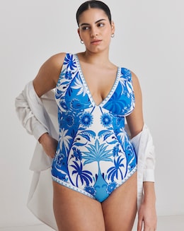 Figleaves Frida Non Wired Plunge Swimsuit