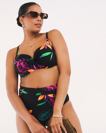 MAGISCULPT Twist Front Bandeau Underwired Bikini Top