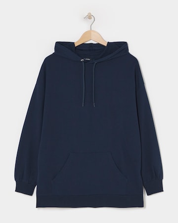 Navy Longline Hooded Tunic