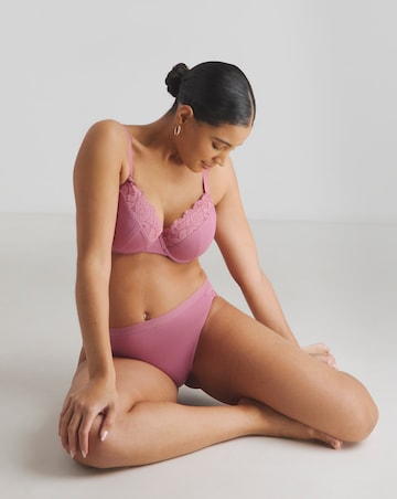 Pretty Secrets (3 Pack) Harper Lace Rib Midi Brazilian Knickers