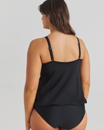 MAGISCULPT Medium Control Twist Front Bandeau Blouson Top