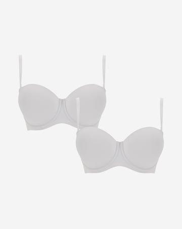 Pretty Secrets (2 Pack) Feather Touch Multiway Moulded Bras (B-F)