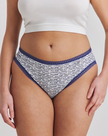 Sloggi (3 Pack) Go Crush Tai Knickers Blue Multi
