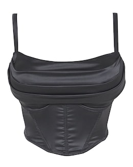 Simply Be Sexy Satin Cowl Neck Corset