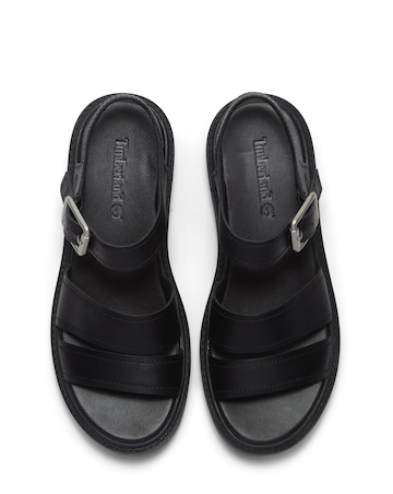 Timberland Stone Street Black Full Grain Sandals