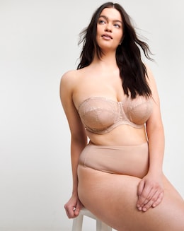 Goddess Verity Strapless Wired Bra Fawn