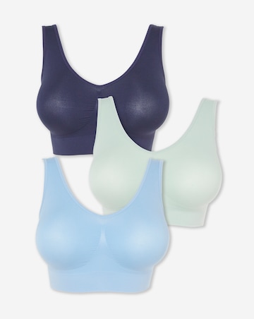 Pretty Secrets (3 Pack) Comfort Tops Blue Multi