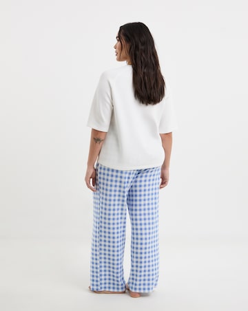 Pretty Secrets Raglan Sleeve Gingham Lounge Set