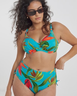 Fantasie Pichola High Waist Bikini Brief Aqua