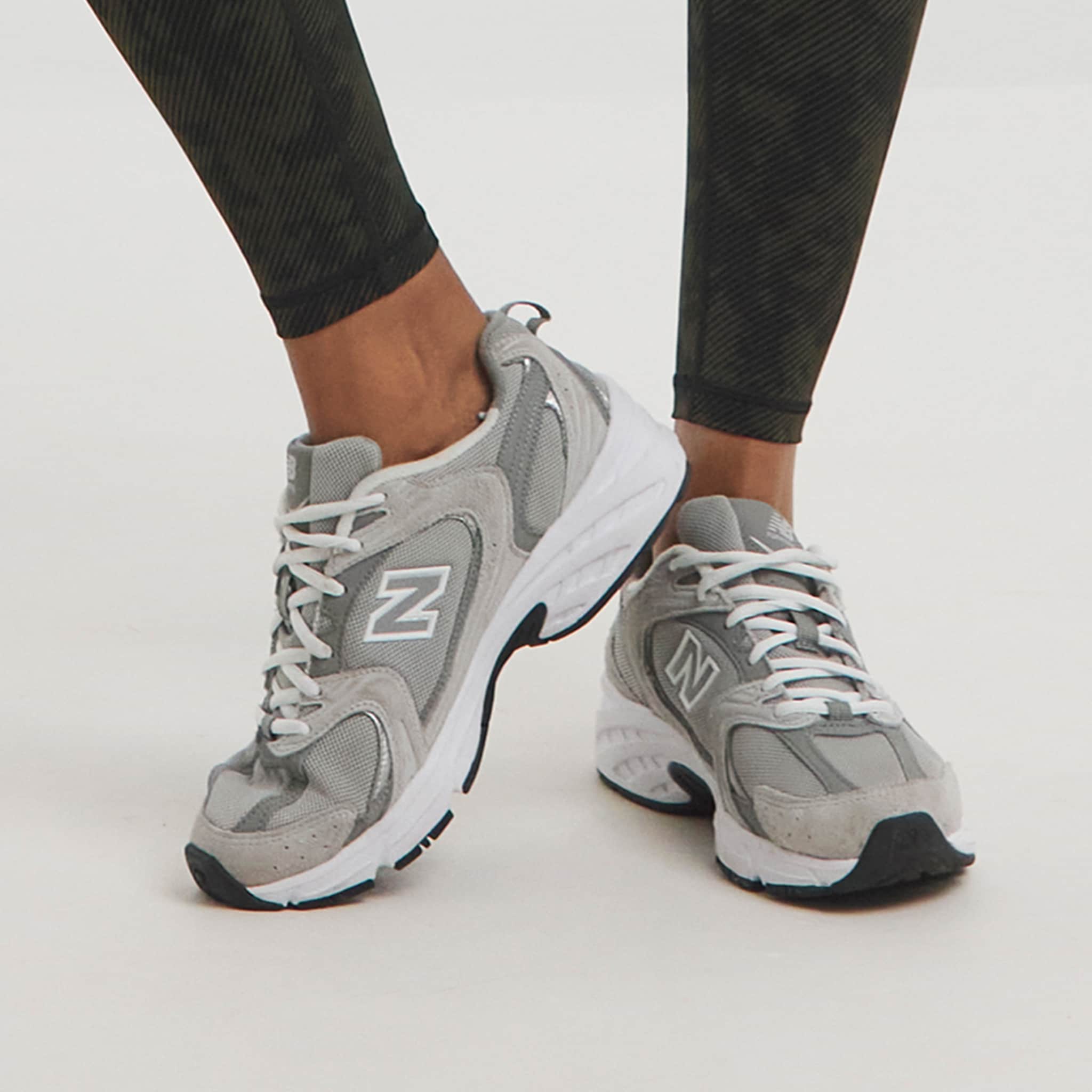 Grey trainers from New Balance