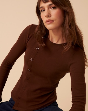 Nobody's Child Asymetric Knit Top