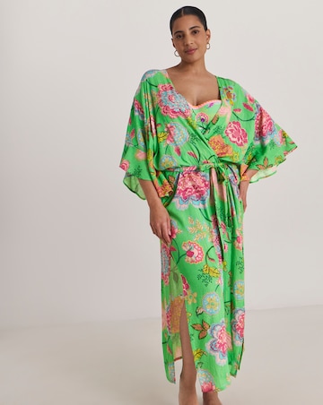 Figleaves Floral Open Maxi Kaftan