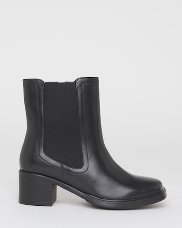 Lady Block Heel Chelsea Boots - Wide Fit (E)