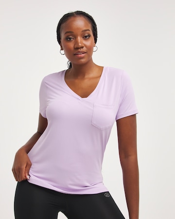 Skechers Women's Godri Serene V-Neck T Shirt