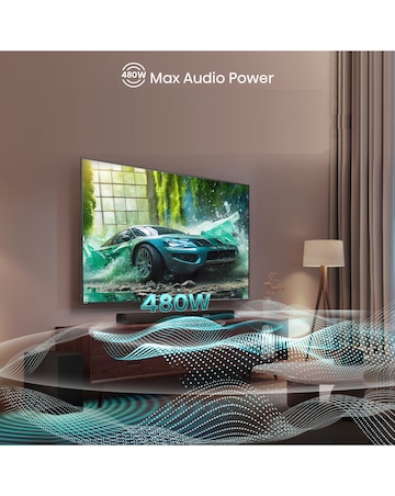 Hisense HS3100 3.1ch 480W Soundbar with Wireless Subwoofer