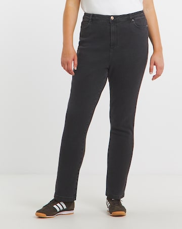 Slim Mom Jean- (Washed Black)- King's Trust- #2 Per Sale Donated