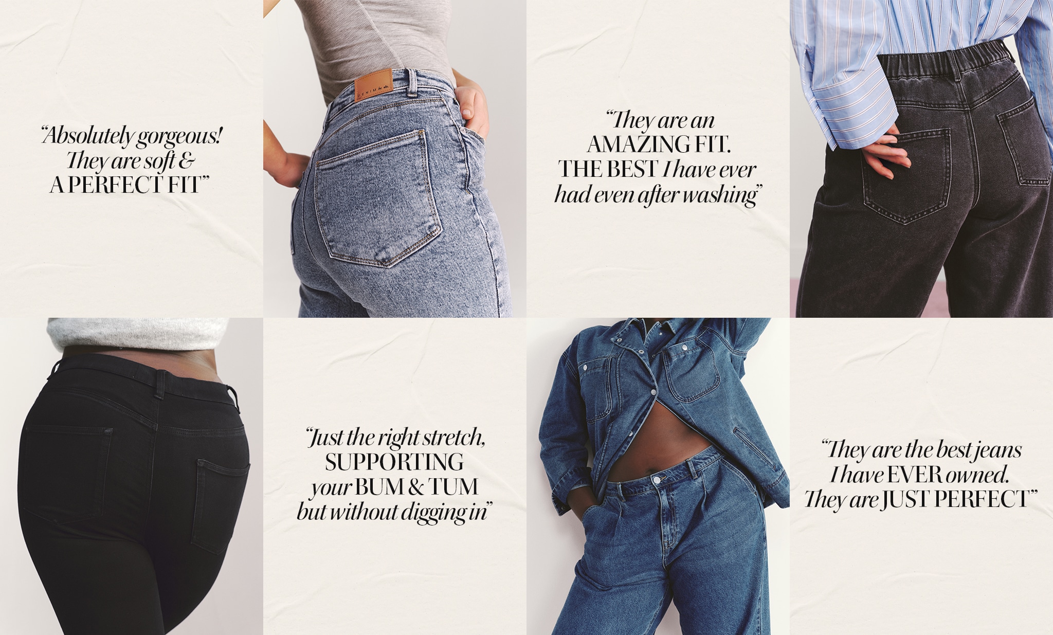 5-star reviews of our denim