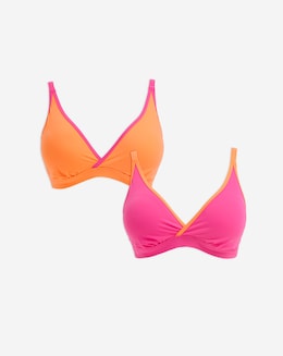 Value 2 Pack Plunge Bikini Tops