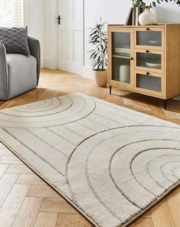 Sara Circles Carved Rug