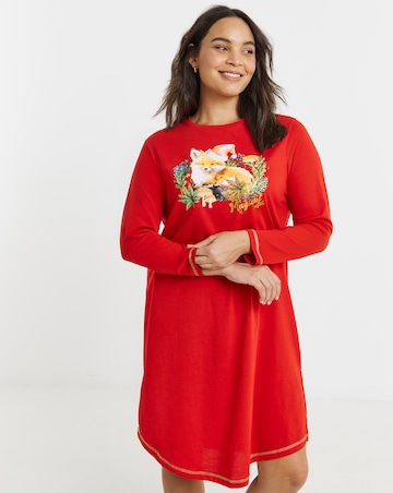 Joe Browns Christmas Fox Nightie