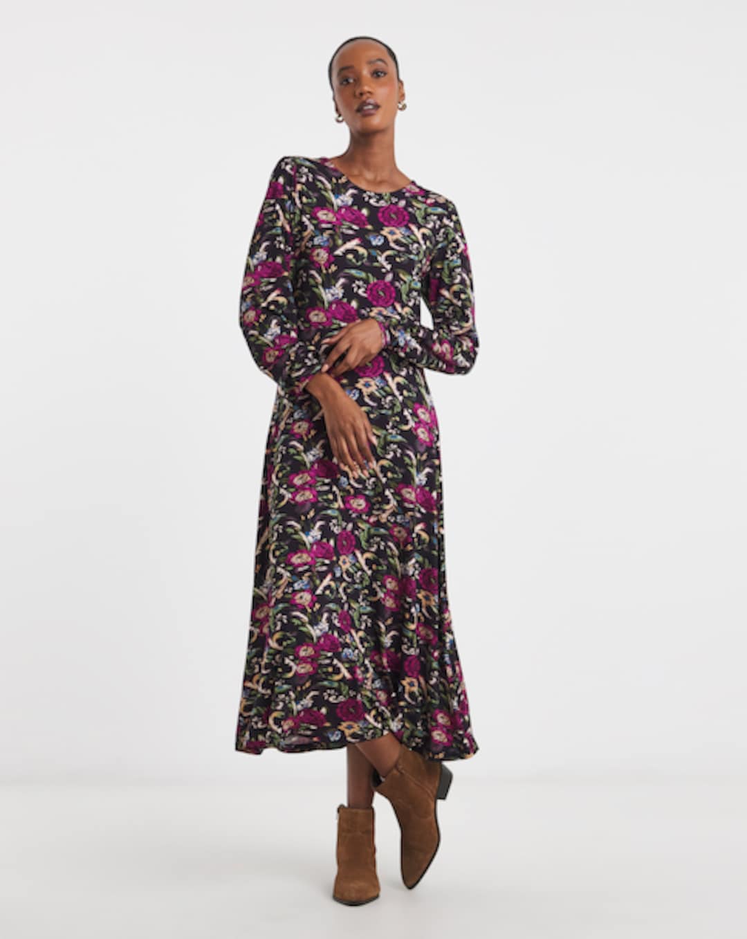 joe browns butterfly dress Joe Browns Beautiful Butterfly Print Crinkle Dress - Pink