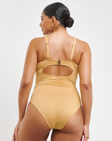 Figleaves Curve Cancun Underwired Bandeau Swimsuit