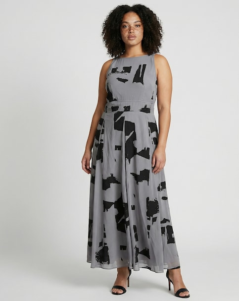 Religion Tory Abstract Maxi Dress