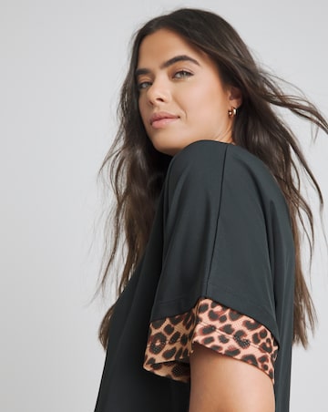 Simply Be SB3 Leopard Print Active T-Shirt