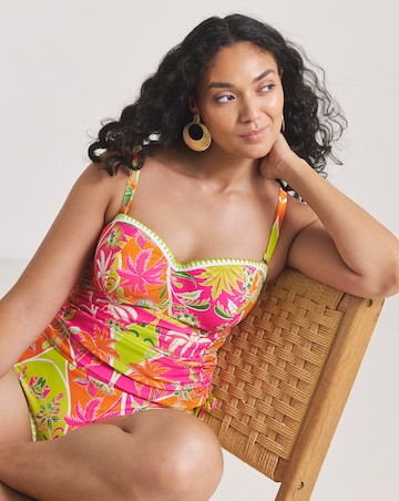 Figleaves Frida Underwired Bandeau Tankini Top